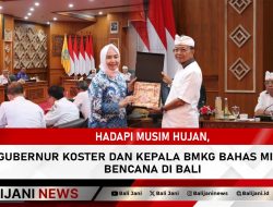 Hadapi Musim Hujan, Gubernur Koster dan Kepala BMKG Bahas Mitigasi Bencana di Bali