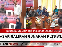 Klungkung Siap Jadi Pelopor Energi Bersih, Pasar Galiran Gunakan PLTS Atap