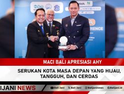 Maci Bali Apresiasi AHY Serukan Kota Masa Depan yang Hijau, Tangguh, dan Cerdas