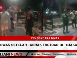 Pengendara NMAX Tewas Setelah Tabrak Trotoar di Tejakula