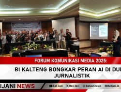 Forum Komunikasi Media 2025: BI Kalteng Bongkar Peran AI di Dunia Jurnalistik