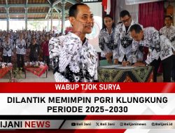 Wabup Tjok Surya Dilantik Memimpin PGRI Klungkung Periode 2025-2030