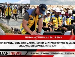 Lindungi Pantai Kuta dari Abrasi, Menko AHY: Pemerintah Bangun Lima Breakwater Sepanjang 5,3 Km