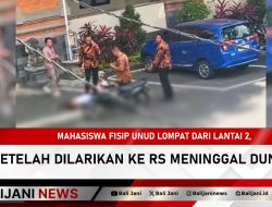 Mahasiswa FISIP Unud Lompat Dari Lantai 2,. Setelah Dilarikan Ke RS Meninggal Dunia