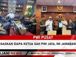 PWI Pusat Tegaskan Siapa Ketua Sah PWI Jaya, Ini Jawabannya!