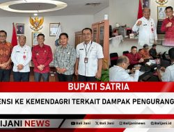 Bupati Satria Audiensi Ke Kemendagri Terkait Dampak Pengurangan TKD