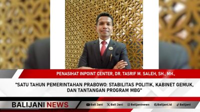 Satu Tahun Pemerintahan Prabowo: Stabilitas Politik, Kabinet Gemuk, dan Tantangan Program MBG
