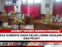 Sambut Momen Sumpah Pemuda, Desa Sumerta Kauh Gelar Lomba Ngelawar dan Pejati