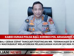 Polda Bali Gerak Cepat Tanggapi Postingan Mr. Terimakasih di Medsos, Imbau Masyarakat Melaporkan Pelanggaran Hukum Secara Resmi