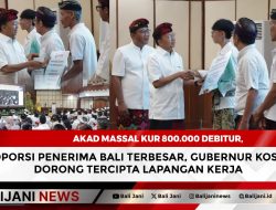 Akad Massal KUR 800.000 Debitur, Proporsi Penerima Bali Terbesar, Gubernur Koster Dorong Tercipta Lapangan Kerja