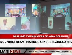 Dualisme PWI Sumatera Selatan Berakhir, Kurniadi Resmi Nahkodai Kepengurusan Sah