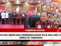 Gubernur Koster Dukung Rencana Pembangunan Rice Milling Unit (RMU) di Tabanan