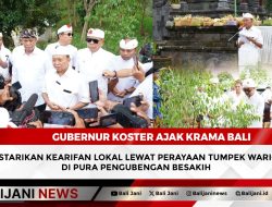 Gubernur Koster Ajak Krama Bali Lestarikan Kearifan Lokal Lewat Perayaan Tumpek Wariga di Pura Pengubengan Besakih
