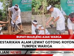 Bupati Buleleng Ajak Warga Lestarikan Alam Lewat Gotong Royong Tumpek Wariga