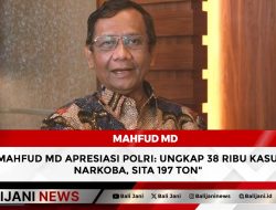 Mahfud MD Apresiasi Polri: Ungkap 38 Ribu Kasus Narkoba, Sita 197 Ton