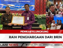 Pemkab Klungkung Raih Penghargaan Dari BRIN