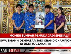 Momen Sumpah Pemuda Jadi Spesial, Siswa SMAN 4 Denpasar Jadi Grand Champions di UGM Yogyakarta