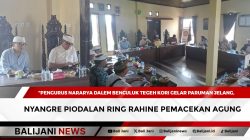 Pengurus Nararya Dalem Benculuk Tegeh Kori Gelar Paruman Jelang, Nyangre Piodalan Ring Rahina Pemacekan Agung