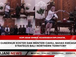 Kopi Arak Simbol Keakraban Diplomatik, Gubernur Koster dan Menteri Cahill Bahas Kerjasama Strategis Bali-Northern Territory