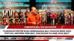 Gubernur Koster Buka Dekranasda Bali Fashion Week 2025, Festival Anggrek Kem-Bali, dan Bazar Kuliner Khas Bali
