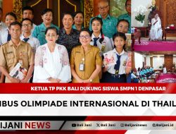 Ketua TP PKK Bali Dukung Siswa SMPN 1 Denpasar Tembus Olimpiade Internasional di Thailand