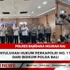 Polres Bandara Ngurah Rai Terima Penyuluhan Hukum Perkapolri No. 1 Tahun 2025 dari Bidkum Polda Bali