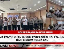 Polres Bandara Ngurah Rai Terima Penyuluhan Hukum Perkapolri No. 1 Tahun 2025 dari Bidkum Polda Bali