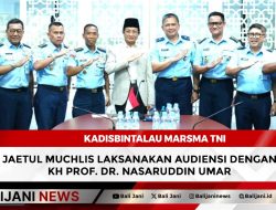 Kadisbintalau Marsma TNI Jaetul Muchlis Laksanakan Audiensi dengan KH Prof. Dr. Nasaruddin Umar