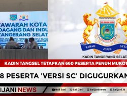 Kadin Tangsel Tetapkan 660 Peserta Penuh MUKOTA IV, 98 Peserta ‘Versi SC’ Digugurkan!