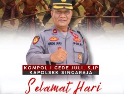 Polsek Singaraja Teguhkan Nilai Juang di Hari Pahlawan