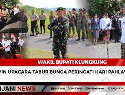Wakil Bupati Klungkung Pimpin Upacara Tabur Bunga Peringati Hari Pahlawan