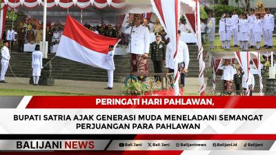 Peringati Hari Pahlawan, Bupati Satria Ajak Generasi Muda Meneladani Semangat Perjuangan Para Pahlawan