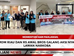 Momentum Hari Pahlawan, GMDM Riau dan RS Awal Bros Galang Aksi Nyata Lawan Narkoba