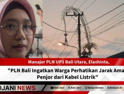 PLN Bali Ingatkan Warga Perhatikan Jarak Aman Penjor dari Kabel Listrik