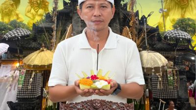 Kelian Desa Adat Tista Serukan Galungan dengan Spirit Kemenangan Dharma