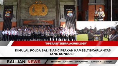 Operasi “ZEBRA AGUNG 2025” dimulai, Polda Bali Siap Ciptakan Kamseltibcarlantas yang Kondusif