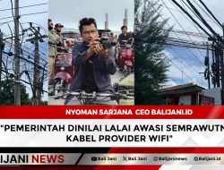 Pemerintah Dinilai Lalai Awasi Semrawutnya Kabel Provider Wifi
