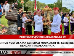 Peringati Puputan Margarana ke-79, Gubernur Koster Ajak Generasi Muda Aktif Isi Kemerdekaan dengan Tindakan Nyata