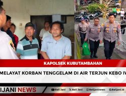 Kapolsek Kubutambahan Melayat Korban Tenggelam di Air Terjun Kebo Iwa