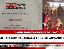 Bali Raih Apresiasi Berita Satu 2025 untuk Kategori Cultural & Tourism Advancement