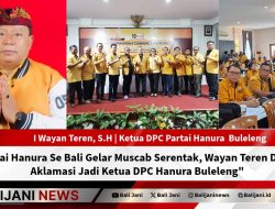 Partai Hanura Se Bali Gelar Muscab Serentak, Wayan Teren Dipilih Aklamasi Jadi Ketua DPC Hanura Buleleng