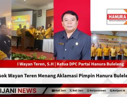 Sosok Wayan Teren Menang Aklamasi Pimpin Hanura Buleleng