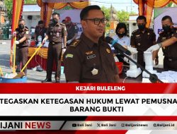 Kejari Buleleng Tegaskan Ketegasan Hukum Lewat Pemusnahan Barang Bukti