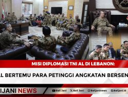 Misi Diplomasi TNI AL di Lebanon: Kasal Bertemu Para Petinggi Angkatan Bersenjata
