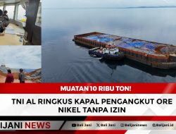 Muatan 10 Ribu Ton! TNI AL Ringkus Kapal Pengangkut Ore Nikel Tanpa Izin
