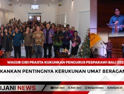 Wagub Giri Prasta Kukuhkan Pengurus Pesparawi Bali 2025–2029, Tekankan Pentingnya Kerukunan Umat Beragama