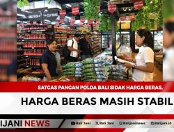 Satgas Pangan Polda Bali Sidak Harga Beras, Harga Beras Masih Stabil