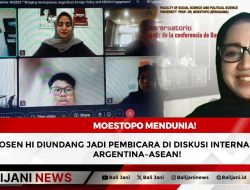 Moestopo Mendunia! Dosen HI Diundang Jadi Pembicara di Diskusi Internasional Argentina–ASEAN!