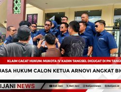 Klaim Cacat Hukum: Mukota IV Kadin Tangsel Digugat di PN Tangerang, Kuasa Hukum Calon Ketua Arnovi Angkat Bicara!