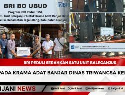 BRI Peduli Serahkan Satu Unit Baleganjur kepada Krama Adat Banjar Dinas Triwangsa Keliki